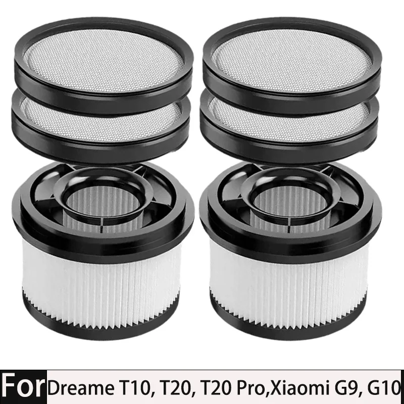 Dreame T10 / T20 / T20 Pro / T30 / T30 Neo / R10 / R10 Pro / R20, Für Xiaomi G9 / G10 Ersatzteile Vor- und Nachfilter Image