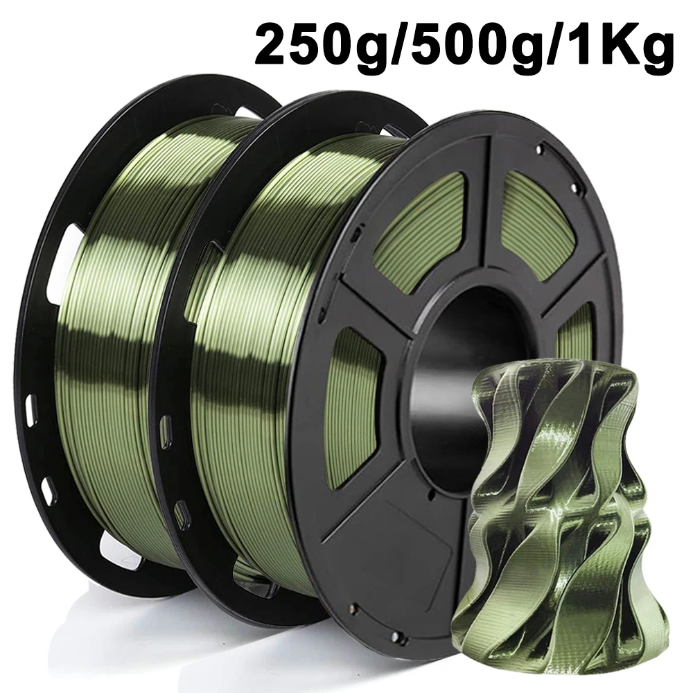 250g 500g 1Kg PLA Seide Bronze 3D Drucker Filament 1,75mm Seide Bronze Für 3D Drucker Material pla Filament Image