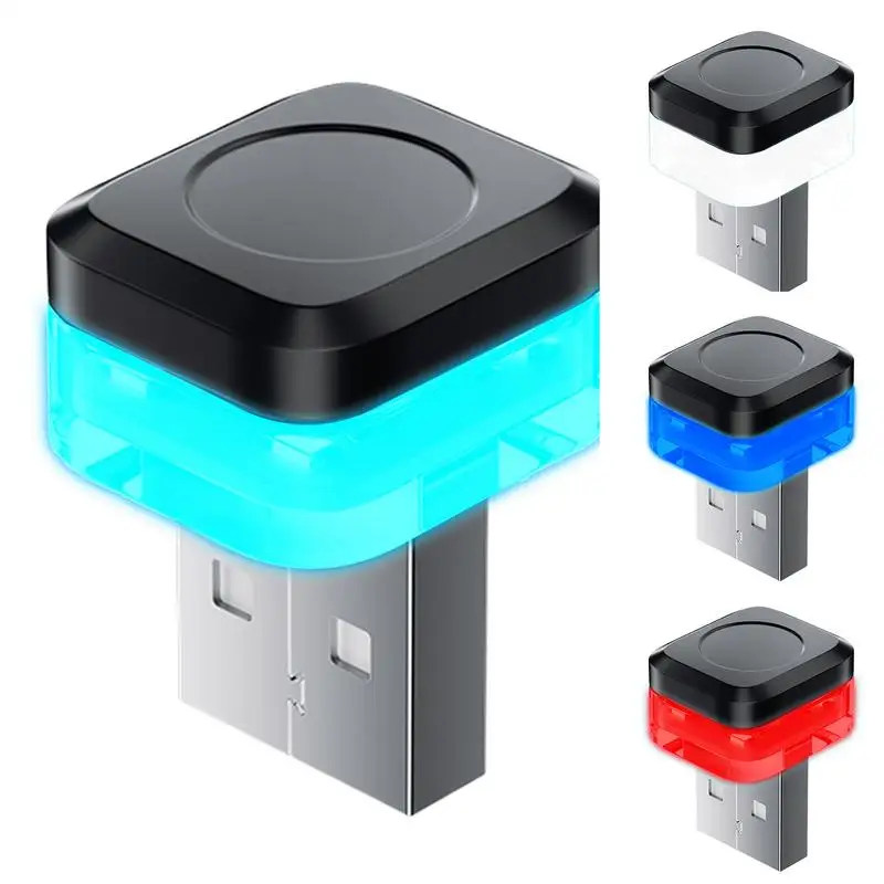 USB Auto Umgebungs Licht Drahtlose Mehrfarbige auto Innen Nachtlicht Mini LED Auto Dekorative lampe Auto Innen Atmosphäre Lichter