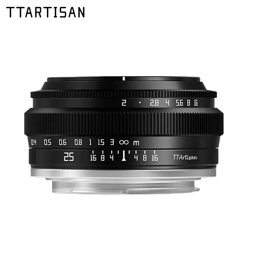 TTArtisan 25mm F2 APS-C MF Porträt-Fotografie-Objektiv für Sony A6000 A7RIII A7S Fuji XT30 XT-100 Nikon ZFC Z5 M43 Anschluss Image