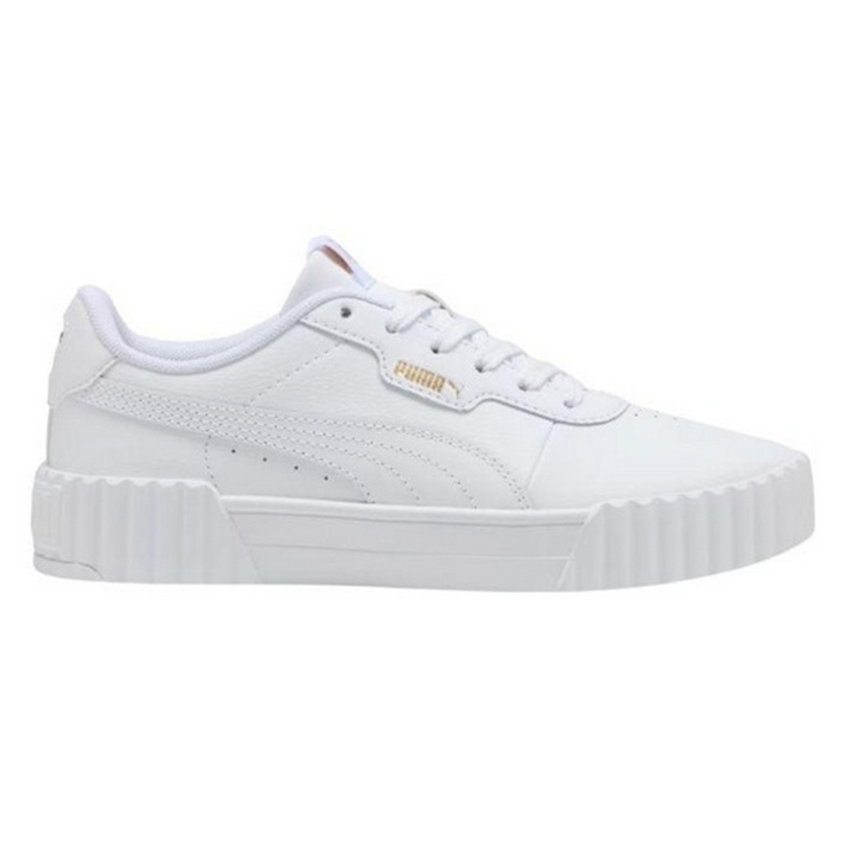 Puma - Damen Sneaker "Carina 3.0", Leder (Weiß)