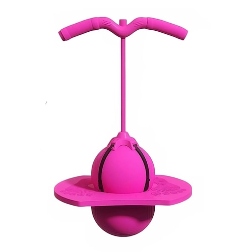 Pogoball mit Griff für Kinder, Sprungball-Balancebrett mit rutschfester Fußstütze, Hüpfspielzeug für aktives Spielen drinnen und draußen, Koordination Balancetrainer, robuster Pogo-Hopper, Geschenk Image