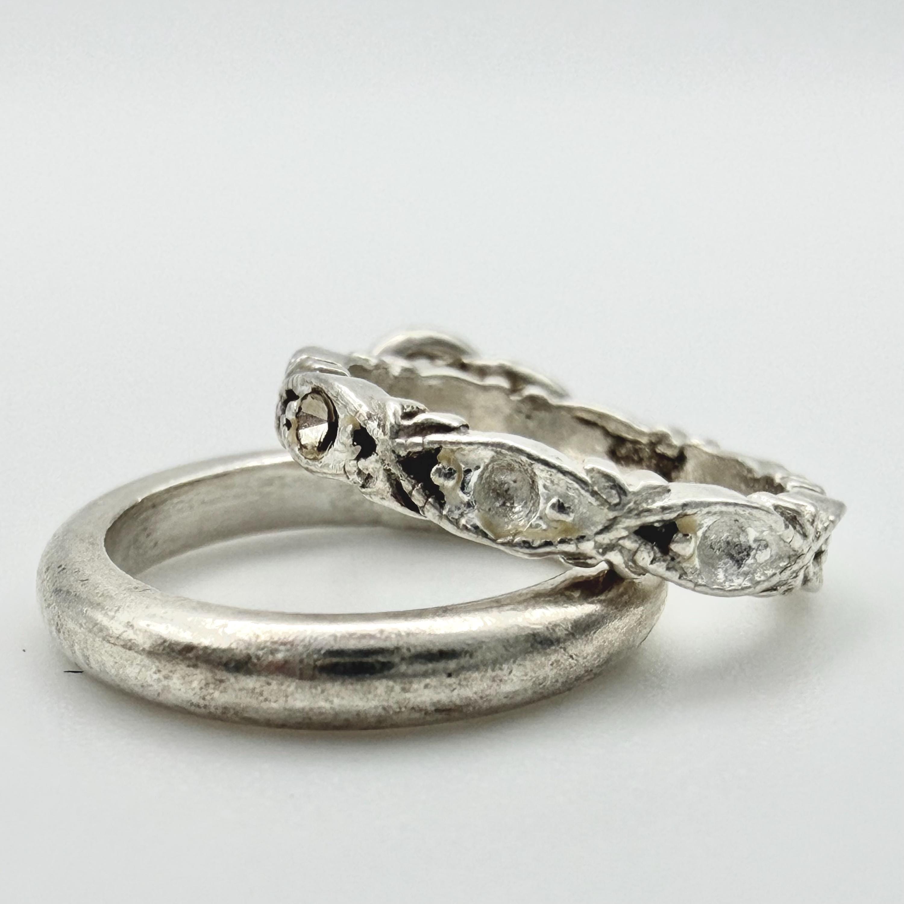 Anelli vintage in argento sterling 925, ciondolo, ciondolo per matrimonio, fidanzamento, braccialetto, collana, gioielli, regalo