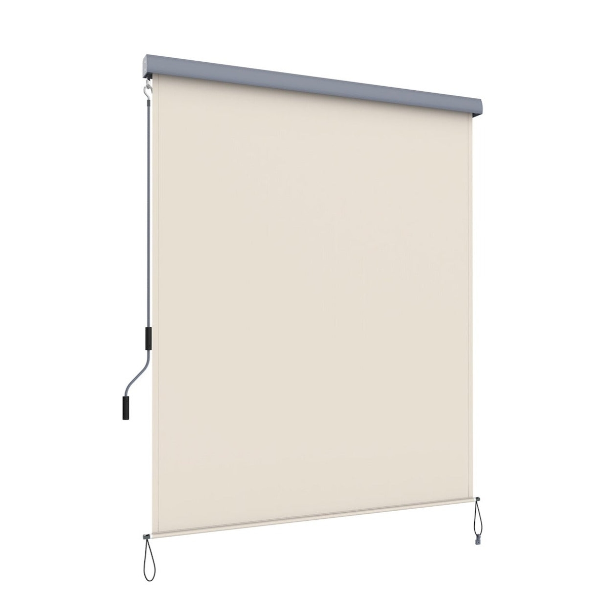 Helloshop26 - Vertikaljalousie für Balkon Terrasse Markise Sonnenschutz Sichtschutz wasserdicht klassisches Modell beige 1,6 x 2,5 12_0001833 Image