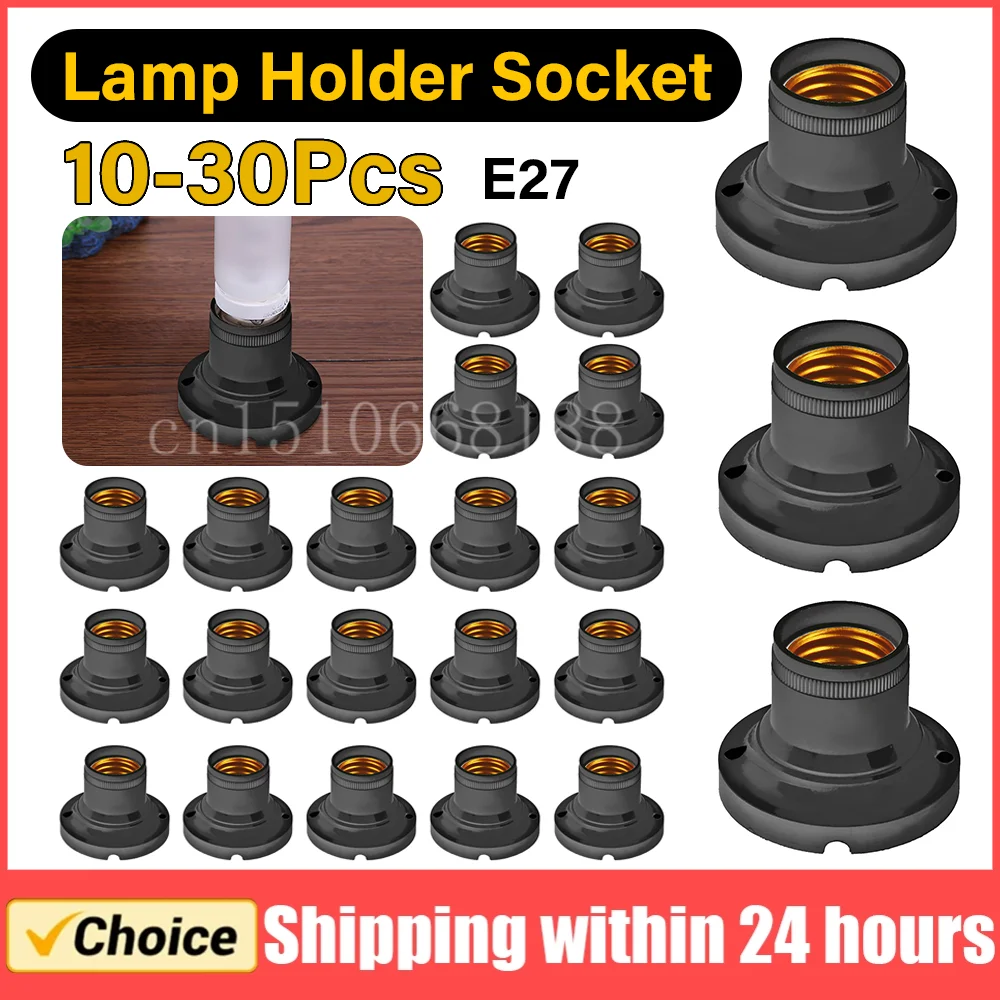 10-30 Stücke E27 Sockel Lampenfassung Adapter Patronen Vintage Lampenfassung Schraube Lampensockel Led-lampe Adapter Fitting