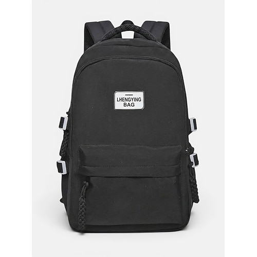 Zaino da donna in poliestere, borsa scolastica capiente con spallacci regolabili per ragazze delle scuole medie, ideale per il ritorno a scuola, i viaggi e gli sport all'aria aperta.