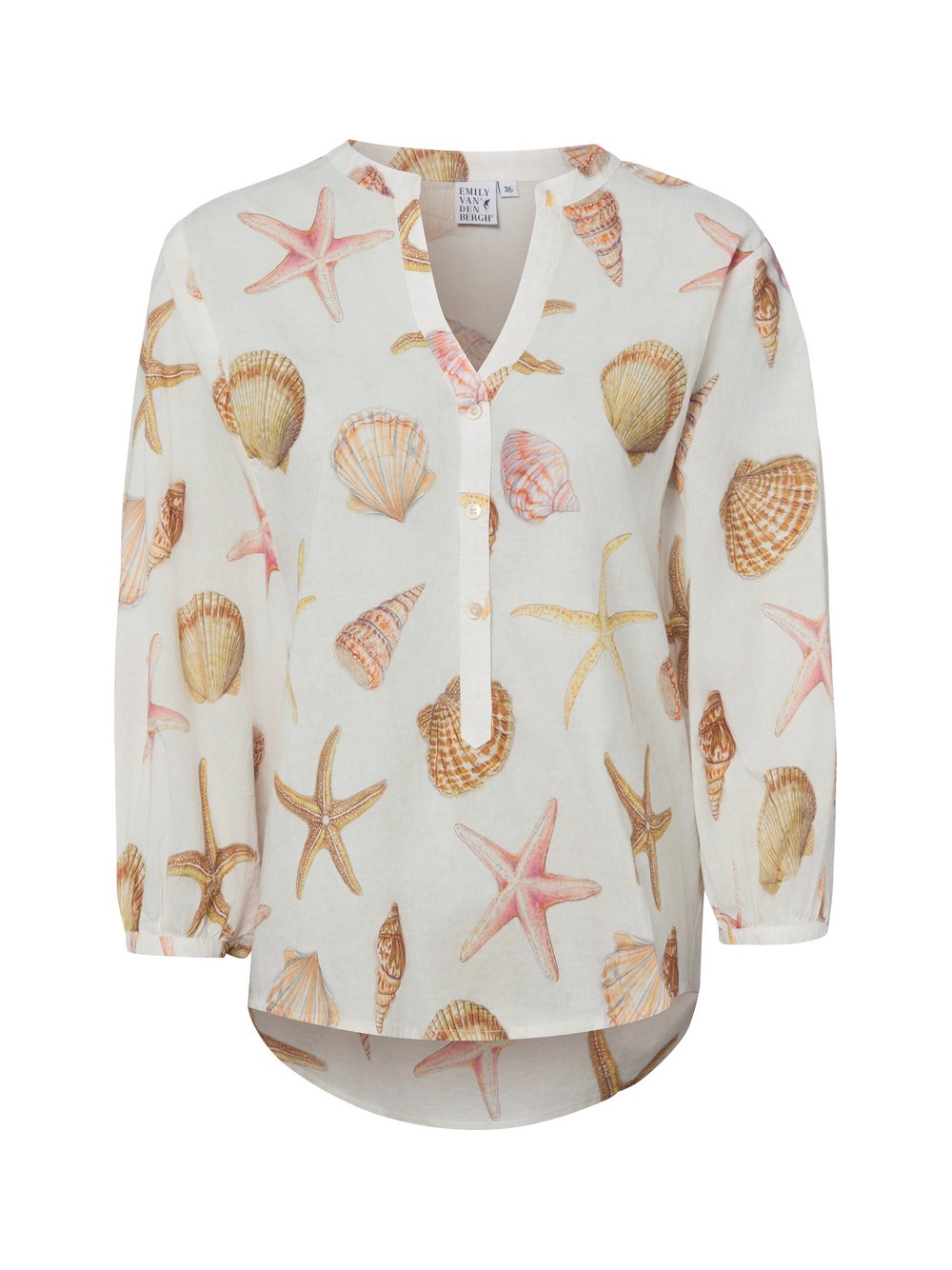 Emily van den Bergh Bluse Damen sand, 38 Image