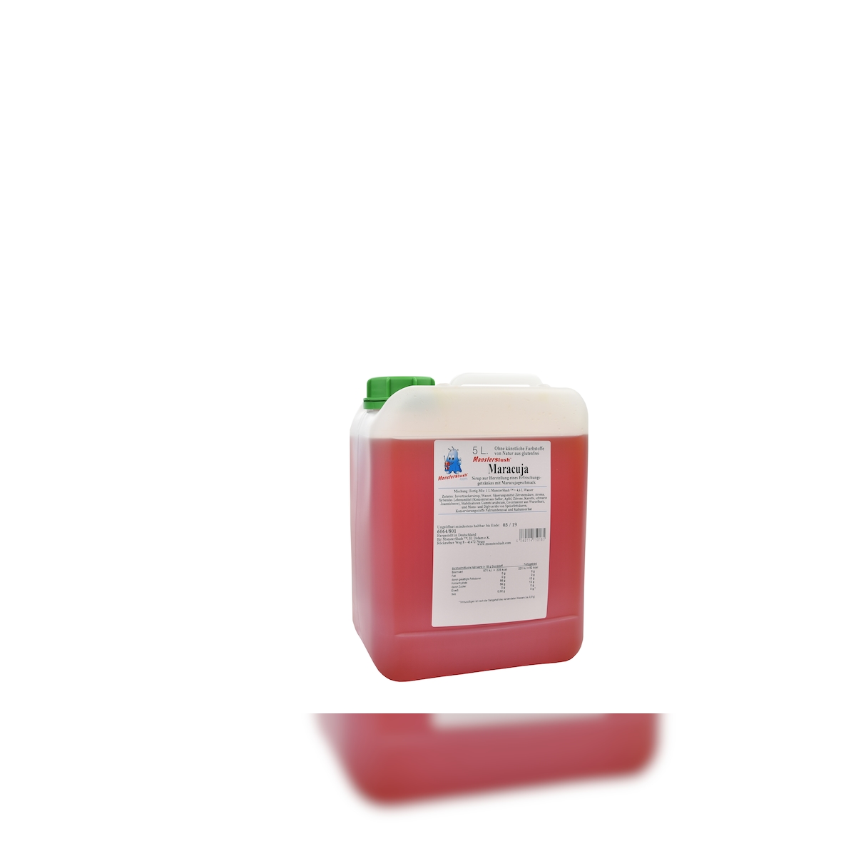 MonsterSlush Maracuja Slush Eis Sirup 5 l Kanister Image