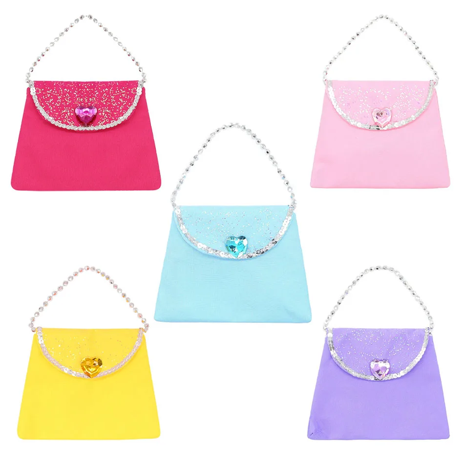 Mädchen süße Candy Farbe Mini Prinzessin Handtasche kreative Kinder Geldbörse kleine Mädchen mehrfarbige Liebe Edelstein Tasche Kleinkind Handytasche