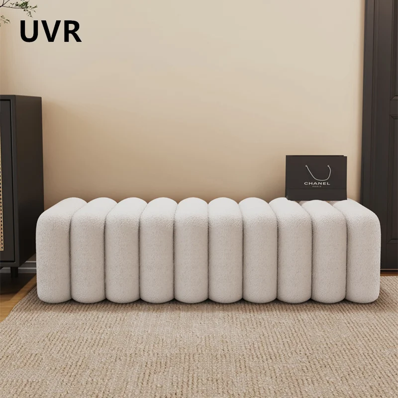 UVR Licht Luxus Schuhbesen Bank Tür Gepolsterte Bank Moderne Einfache Sofa Fußstütze Stuhl Nachttisch Bank Wohnmöbel