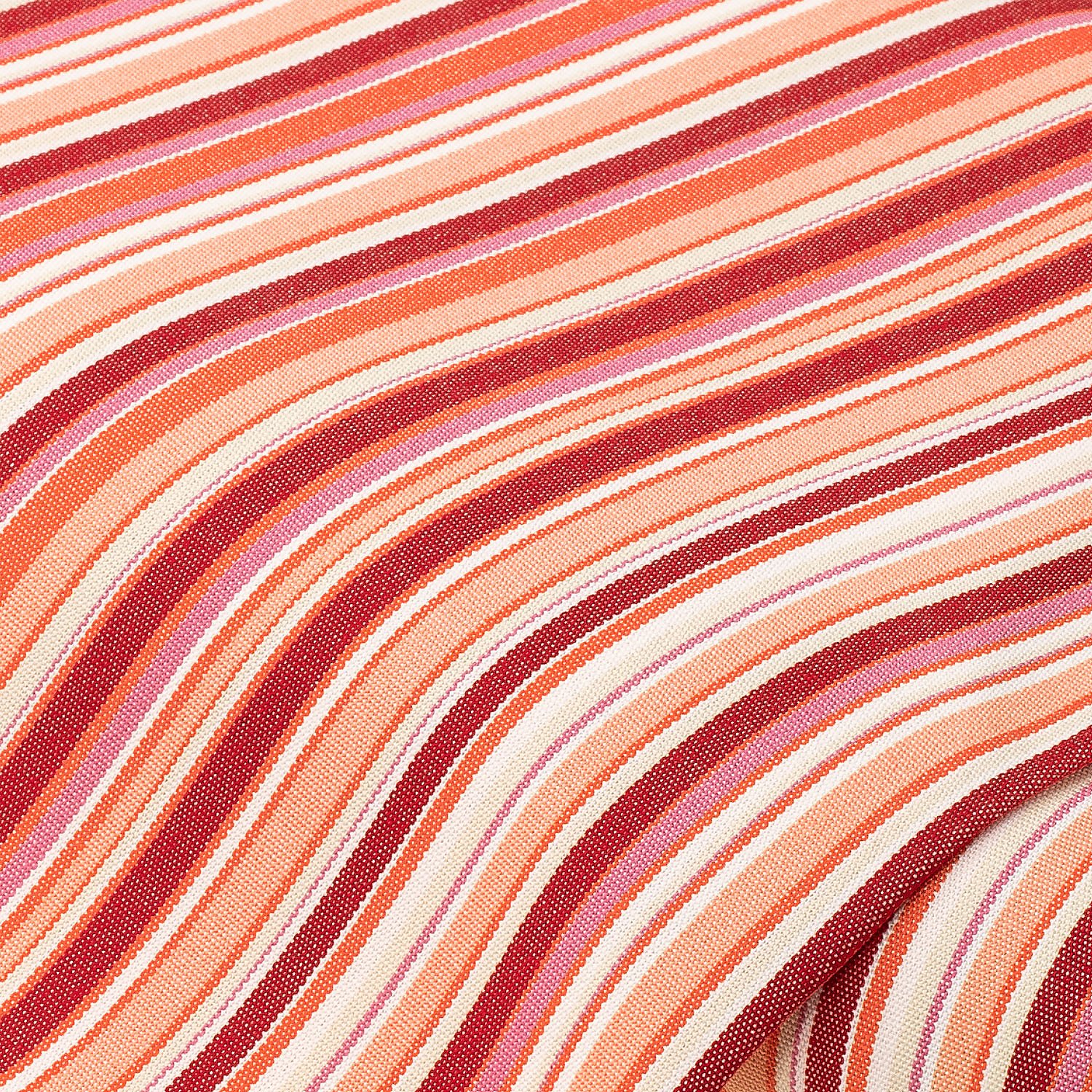 Markisenstoff Streifen Palma, orange/rot/pink
