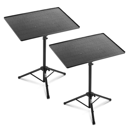 PYLE PLPTS3X2 Universal Laptop Projector Tripod Stand - Adjustable Height up to - PYLE
