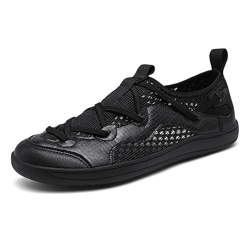 Weiße Herren-Wasserschuhe, schnelltrocknend, atmungsaktiv, leicht, rutschfest, ideal für Wassersport, Schwimmen, Strandspaziergänge, Küstenreisen und den täglichen Sommergebrauch. Image