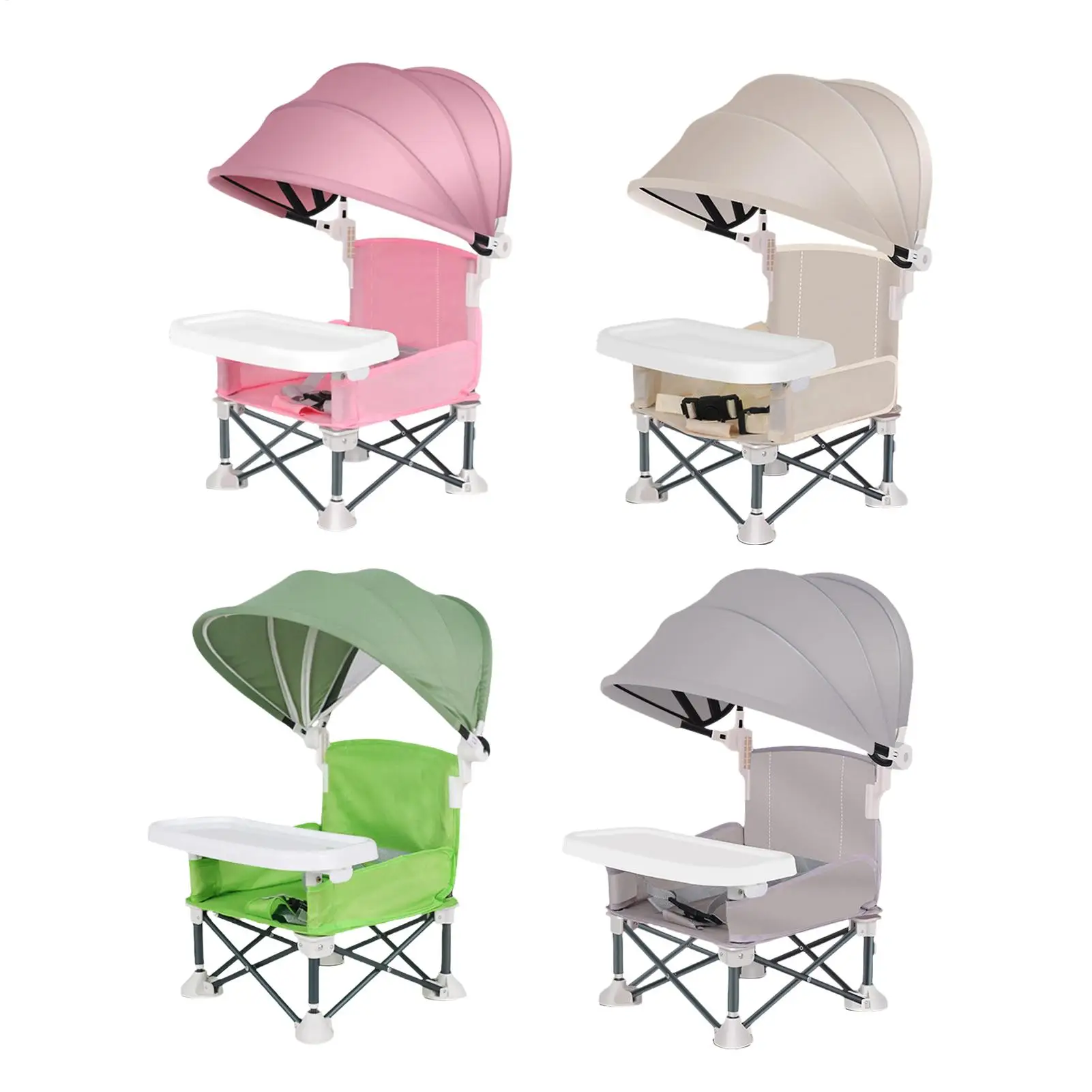 Tragbarer, faltbarer Hochstuhl, Sitzerhöhung, Baby-Esszimmerstuhl, Baby-Esstisch, kleiner Stuhl zum Essen und Ausgehen, um zusammenzuziehen