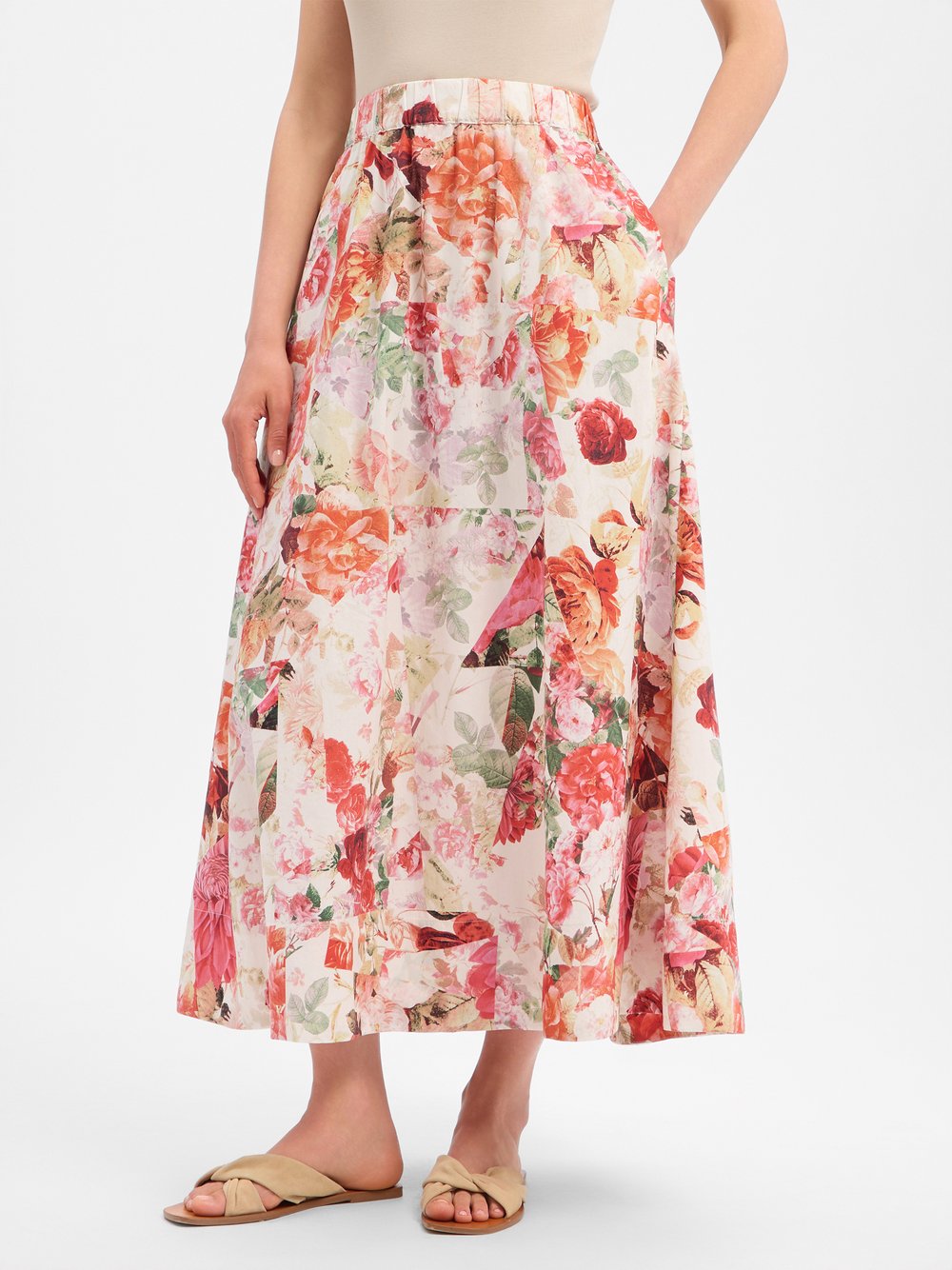 Y.A.S Maxirock Damen rot, 38