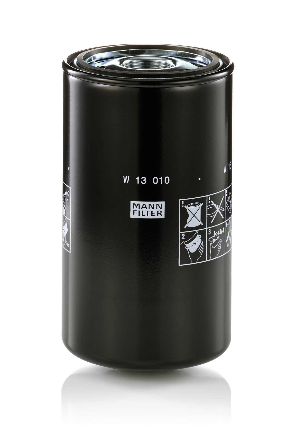 MANN-FILTER Filter, Arbeitshydraulik w13010 Image