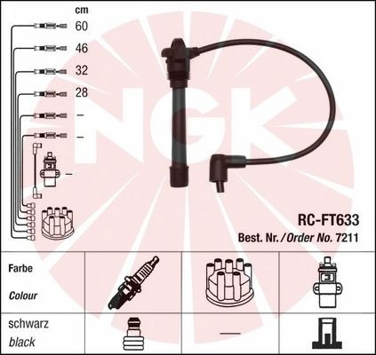 NGK Zündleitungssatz 7211 Image