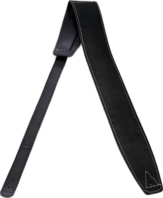 Harley Benton Gitarrengurt Wildleder schwarz