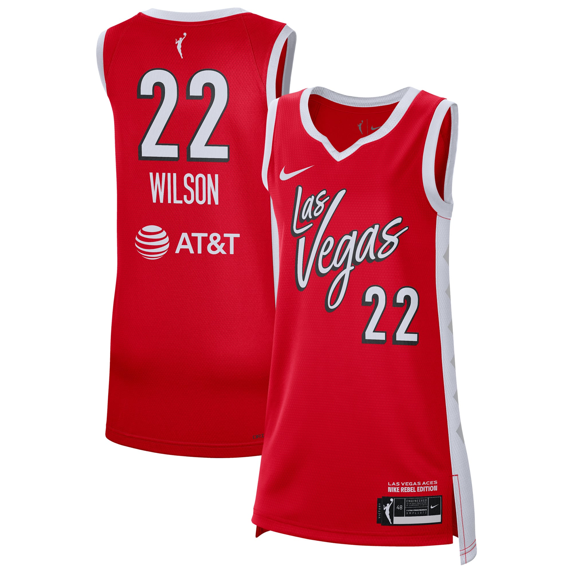Maillot Nike Rebel Las Vegas Aces - A'Ja Wilson - Homme Taille: L