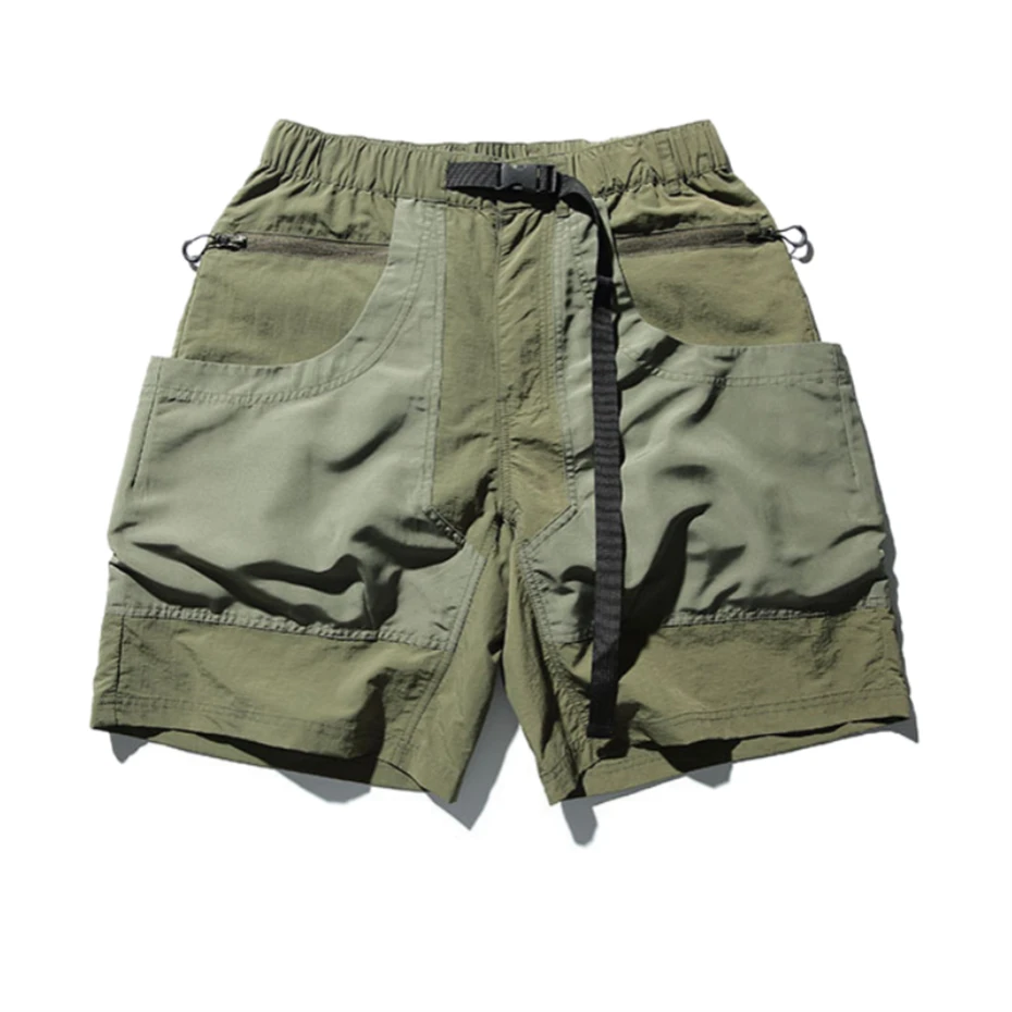 Sommer Taktische Shorts Männer Punk Hip Hop Cargo Hosen Fallschirmjäger Große Taschen Outdoor Techwear Casual Knielangen Hosen Männlich