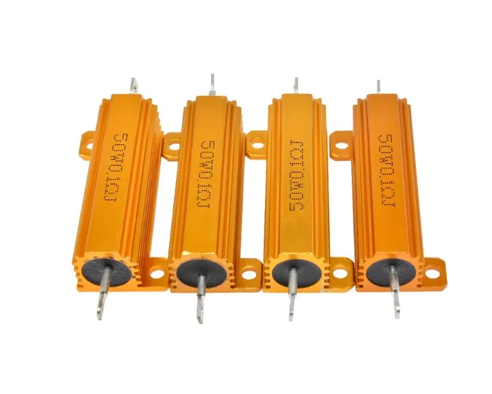 50W Widerstand Aluminium Power Metal Shell Case Drahtwiderstand 0,01 ~ 100K 2 6 8 10 20 100 150 200 300 500 1K 10K Ohm Image