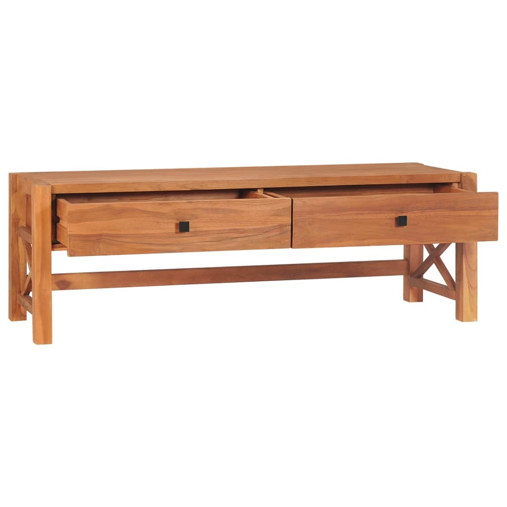 vidaXL TV-Schrank 140x40x45 cm Teakholz Image