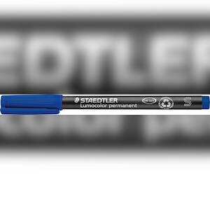STAEDTLER Folienschreiber 0,4mm permanent blau nachfüllbar Image