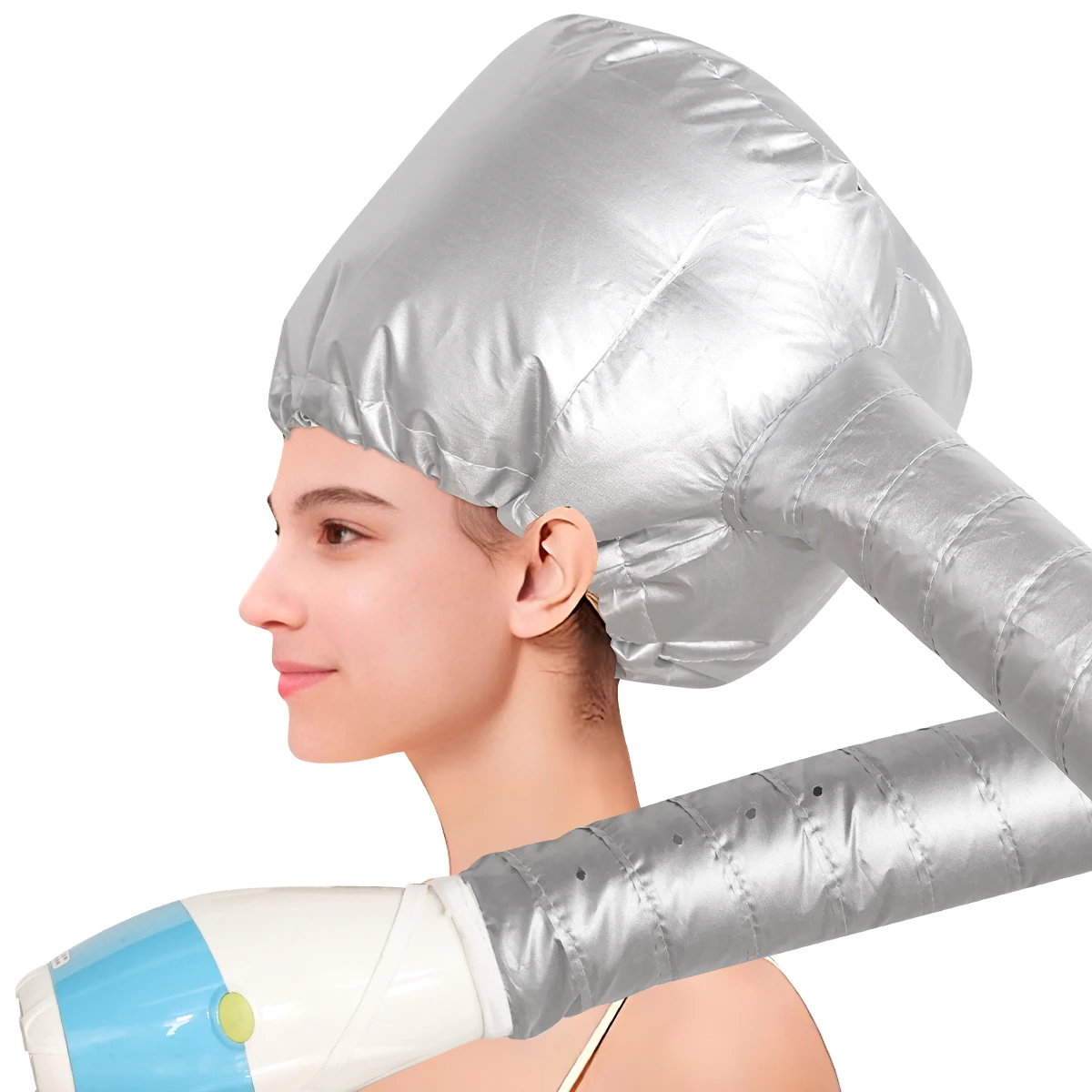 Tragbare Haar Motorhaube Trockner Kappe Faul Mann Pflege Färben Haar Modellierung Haar Trockner Kappe Haar Trockner Heizung Set Haushalts Kappe Schnelle Image