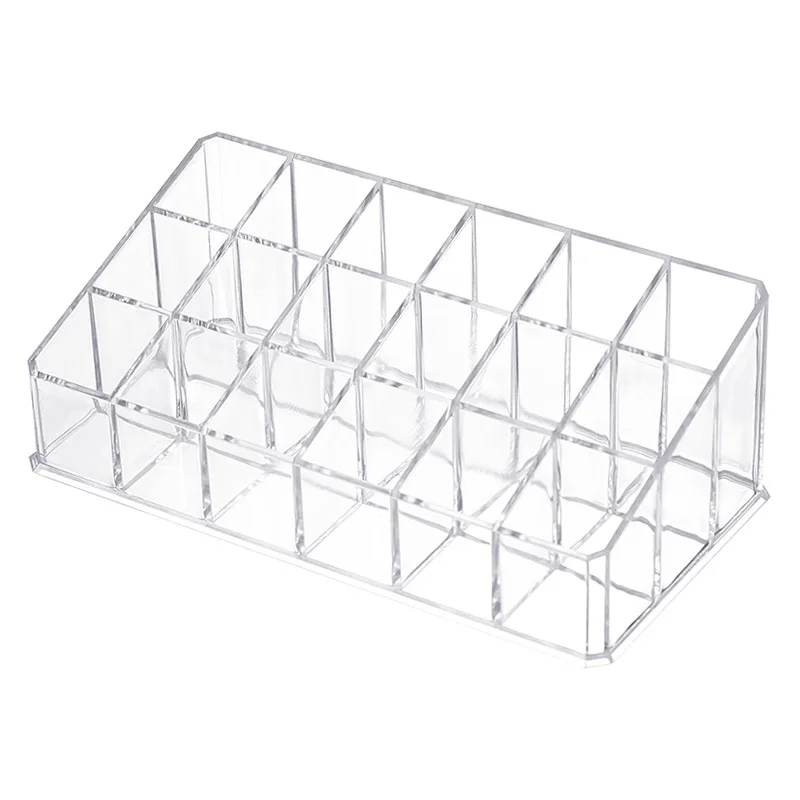 36 klarer Lippenstift Organizer Nagellack Augenbrauen Bleistift Display Stand Desktop Make-up Organizer Lippenstift Organizer Image