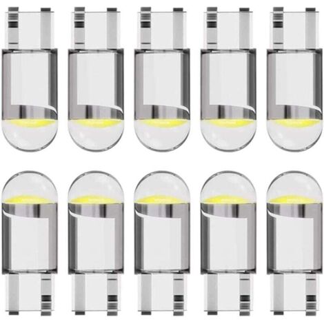 Lampadina Led T10 W5w 194 Per Auto, 12v, 6000k (bianca), Cob, Lampadina Led 168, Lampadina Led 2825 T10 W5w, Illuminazione Interna A Led, Lampadina Led W5w, Lampadina Led Per Auto