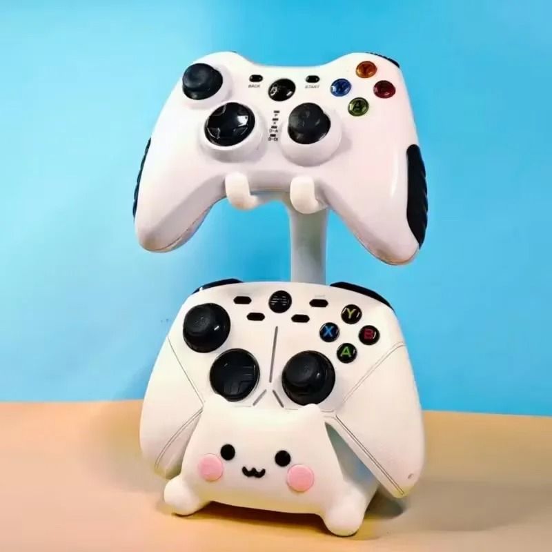 Kawaii Cat Shaped Universal Controller Stand | High Stability Desktop Gamepad Holder For PS5, Xbox, & Switch Kawaii Cat Shaped Universal Controller Stand | High Stability Desktop Gamepad Holder For PS5, Xbox, & Switch