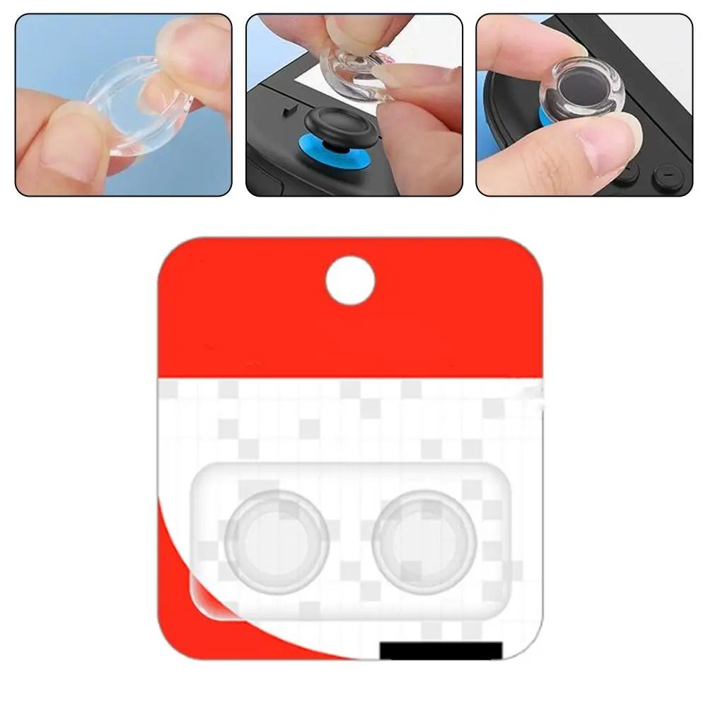 Transparent Thumb Grip Caps Nintendo Switch 2 Protective Joystick Covers High Yield Gaming Interaction Hub Transparent Thumb Grip Caps Nintendo Switch 2 Protective Joystick Covers High Yield Gaming Interaction Hub
