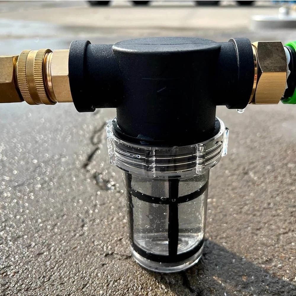 Garden Hose Inlet Filter For Pressure Washer & Washing Machine Inline Sediment Water Filter Garden Hose Inlet Filter For Pressure Washer & Washing Machine Inline Sediment Water Filter