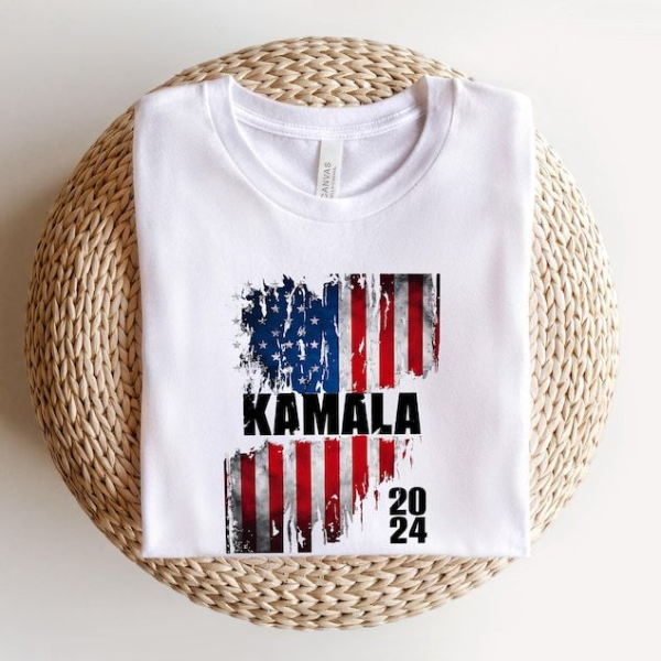 Kamala Harris USA Flag Shirt, Madam President Harris 2024 Shirt, Kamala Harris Tee light Green 2xl t Shirt
