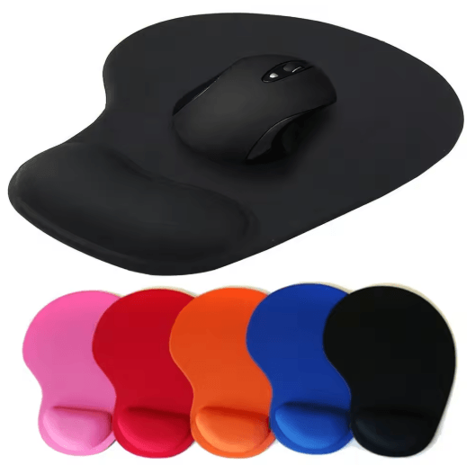 Ergonomic Wrist Support Mouse Pad For PC & Laptop Use red