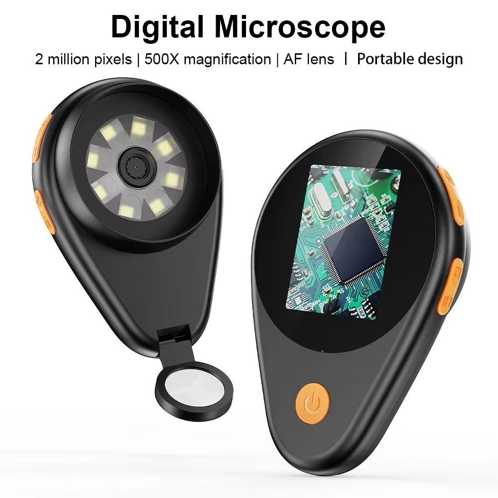 Portable Digital Microscope 500X Auto Focus Handheld Magnifier For Jewelry Repair Portable Digital Microscope 500X Auto Focus Handheld Magnifier For Jewelry Repair