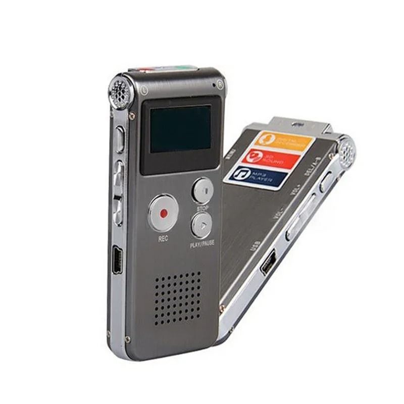 Professional Digital Voice Recorder 650Hr High Capacity Dictaphone MP3 Player & USB Flash Drive Disk 8 Gb