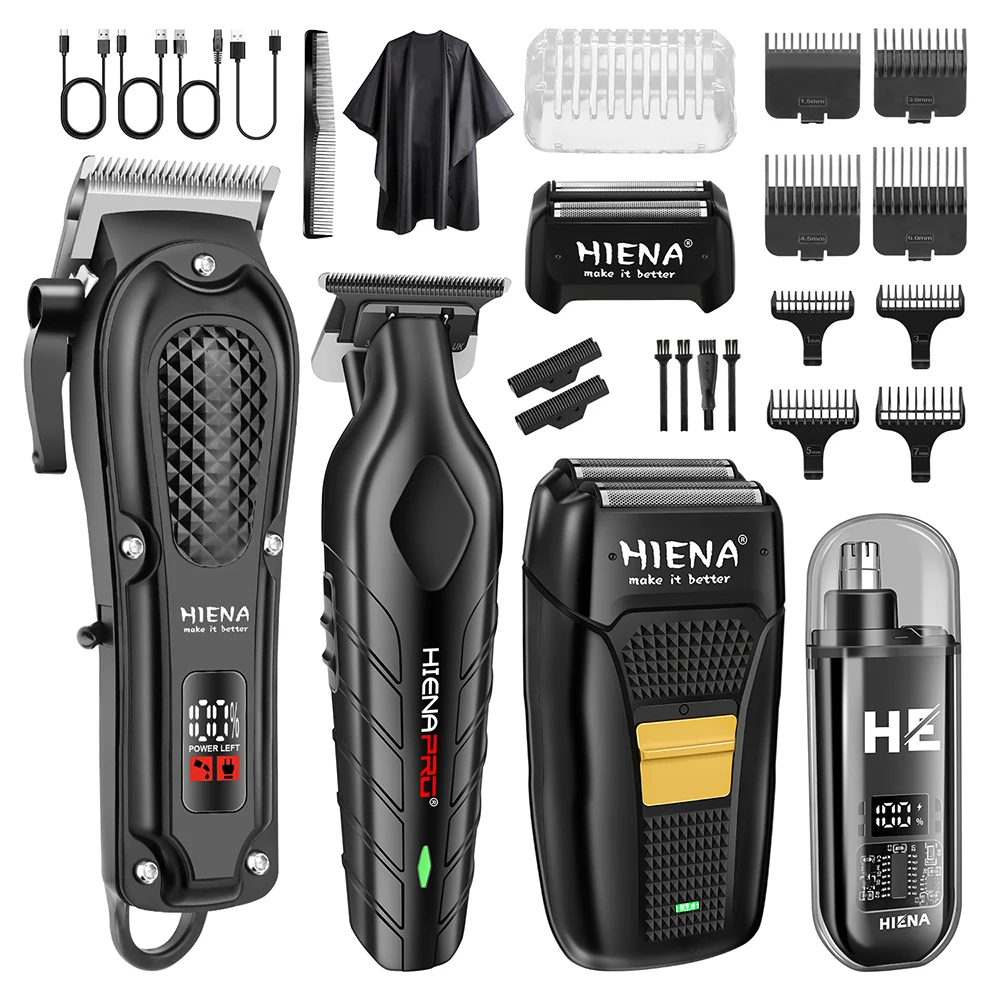 Natura Finish-Maschine, elektrisch, professionell, elektrisch, Haarschneidemaschine, Bartschneidemaschine, wiederaufladbar, Herrenrasierer, Haarschneider-Set Image