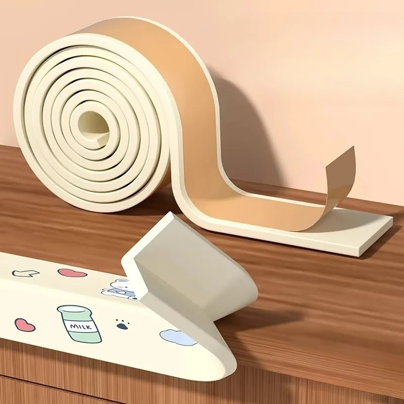 Baby Proofing Eckenschützer Silikon Tischkantenschützer für Möbel Klare rechtwinklige Stoßstangenpolster Sicherheit Antikollision Image
