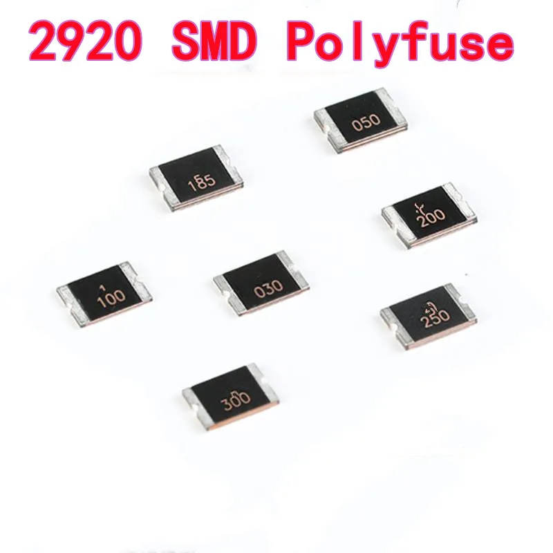 20 Stück 2920 SMD-Polyfuse/rückstellbare Sicherung, 0,5 A/0,75/1/1,5/2/2,5/3 A, 60 V/33 V/6 V 0,3 A60 V 0,5 A60 V 0,75 A60 V 1 A33 V 1,5 A33 V Image
