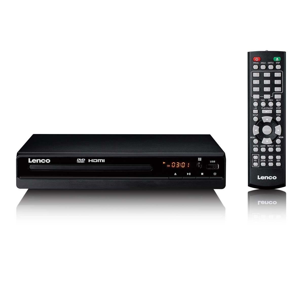 Lenco DVD-121BK DVD-Player HDMI USB regionfrei schwarz Image