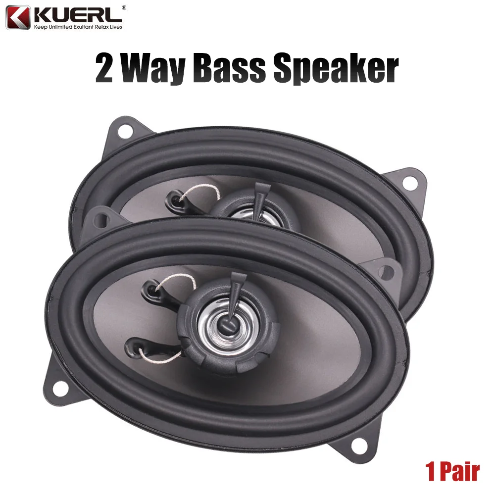 Universelle 4*6-Zoll-Auto-Bass-Lautsprecher rms 30w Hochleistungs-Auto-Audio-Stereo 2-Wege-Vollbereichs-Audio-zerstörung freie Installation Image