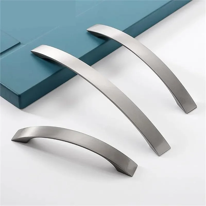 4PCS Schrankgriffe Knöpfe Aluminiumlegierung Tür Küchenknöpfe Schrankgriffe Schublade Möbelgriff Hardware Image