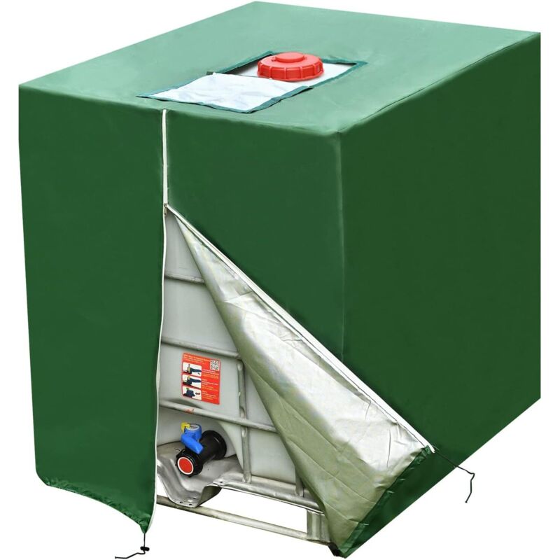 Telo Copri Serbatoio Acqua, Telo Copri Serbatoio Ibc Da 1000 Litri, Telo Copri Serbatoio Ibc Verde 420d, Telo Copri Serbatoio Ibc Antipolvere Anti-uv, Telo Copri Serbatoio Ibc, Telo Protettivo Per Ser