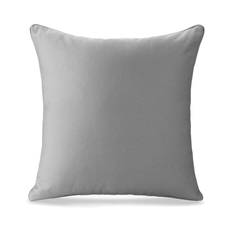 Minkurow Federa 45 X 45 Cm Cotone+poliestere (set Di 2) -grigio- Federa 45 X 45 Cm- Fodera Per Cuscino Resistente E Ipoallergenica 45 X 45 Cm