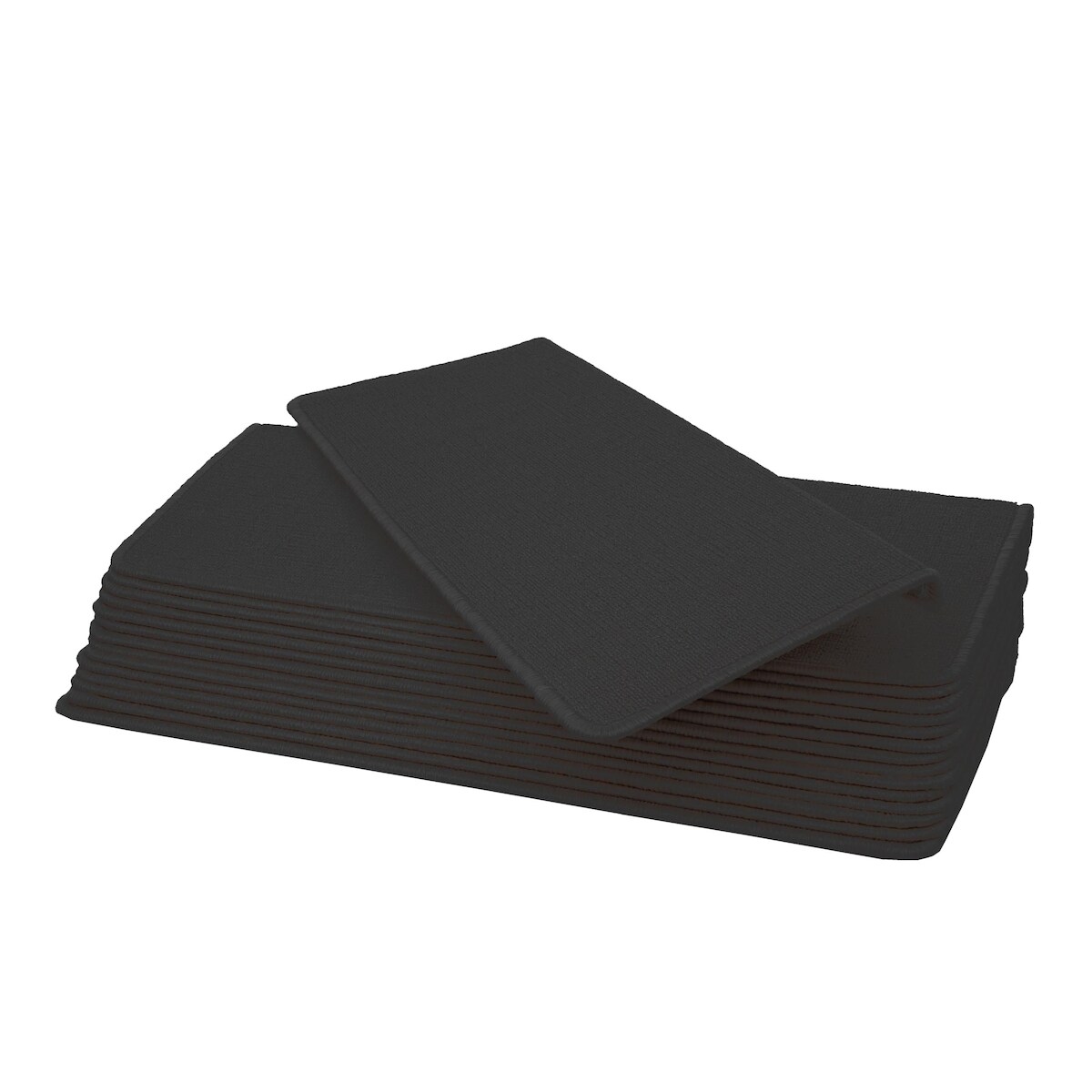 Décoshop26 - Set mit 15 rutschfesten Treppenstufen 65 x 25 cm rechteckig schwarz-anthrazit 04_0000019 Image