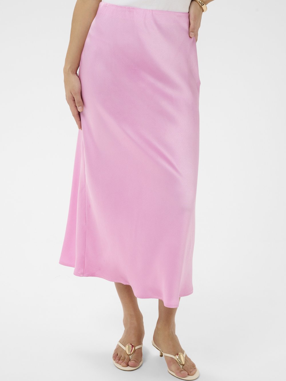 Kaffe Freizeitrock KALOTTE Elastische Taille Damen rosa, 36