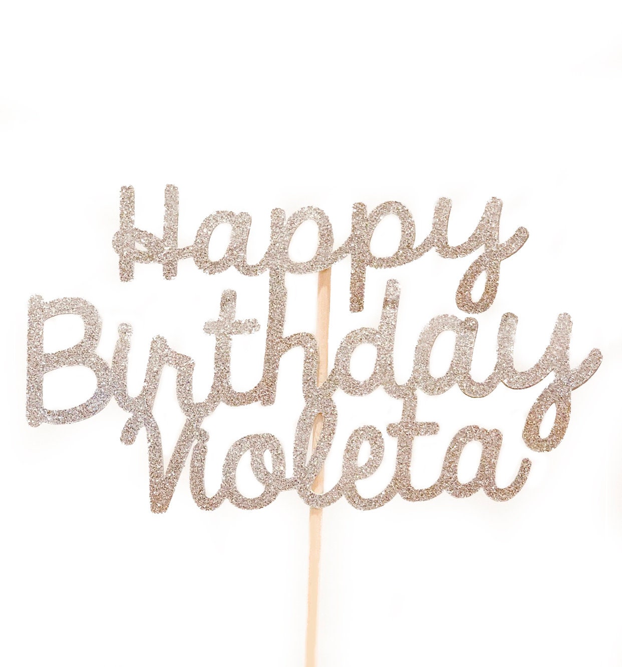 Topper di buon compleanno, Topper di nome, Topper personalizzato, Topper per torta di compleanno, Topper per torta personalizzato, Topper per torta pe