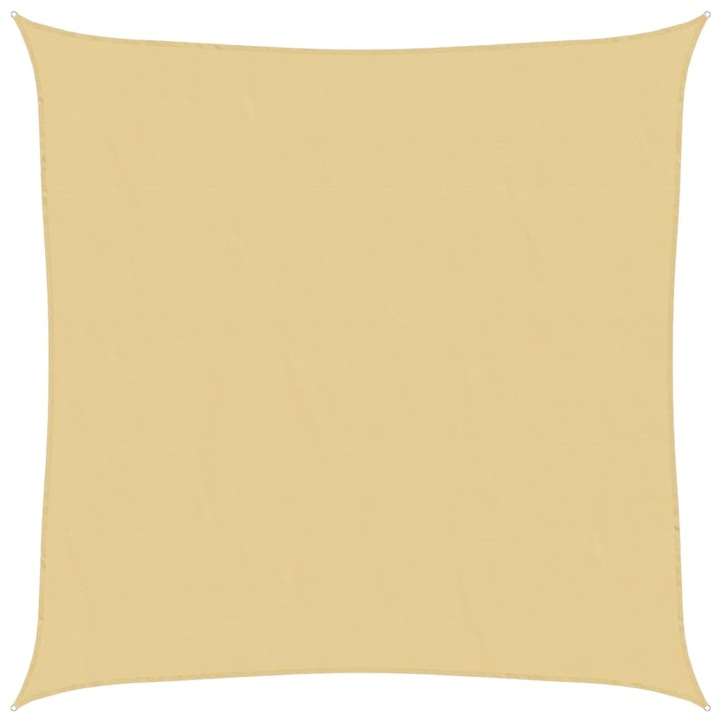 vidaXL Sonnensegel Sandfarbe 3x3 m 100% Polyester Oxford Image