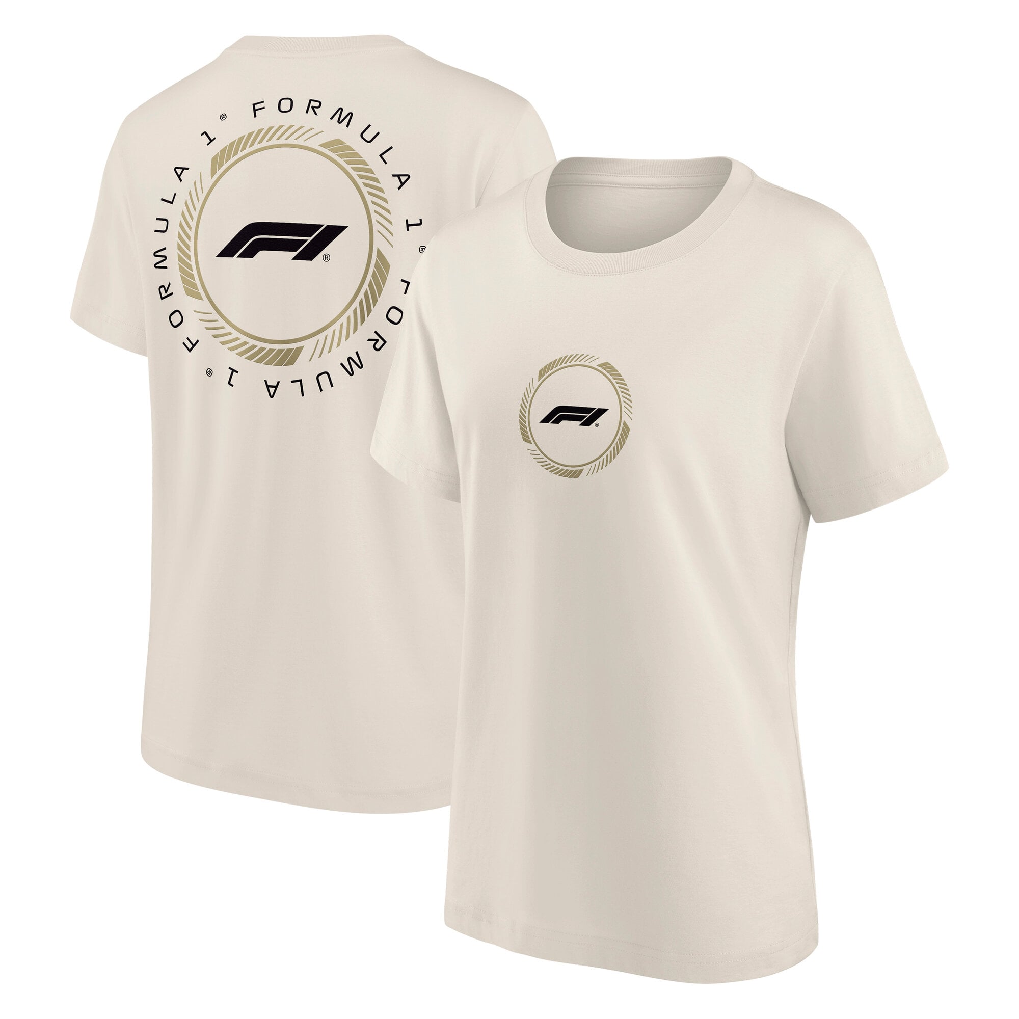 Formel-1-T-Shirt mit Loop-Grafik – Off-White – Damen